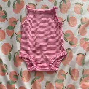 Carter's Pink Striped Bodysuit